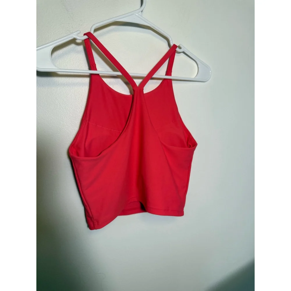 Women's Old Navy Active Crop Tank Top Size S Neon Pink - Picture 7 of 10